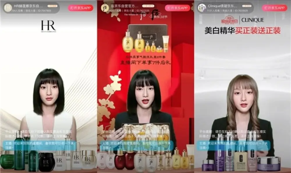 AI hosts for livestream ecommerce